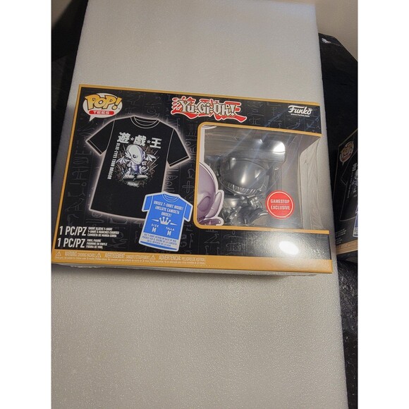 Yu-Gi-Oh! Funko Blue Eyes Toon Dragon Metallic M-Shirt GameStop Excl. - Picture 1 of 6